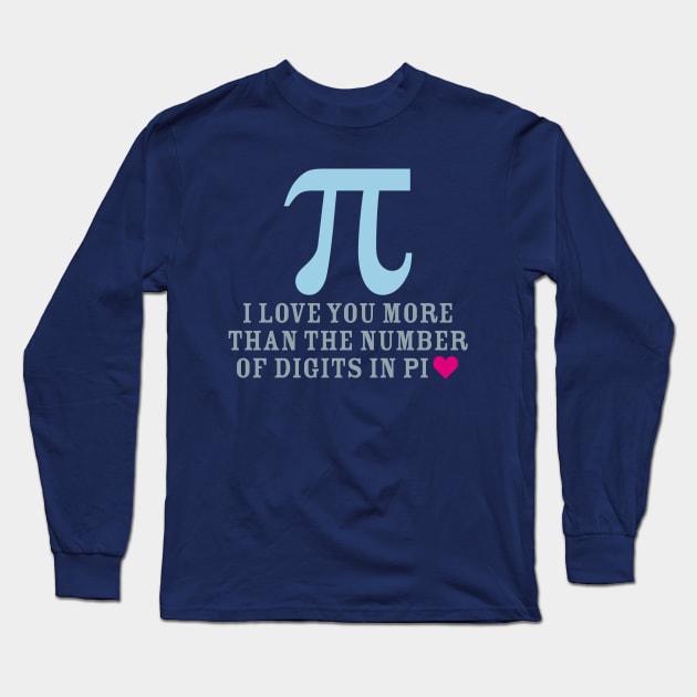 Digits In Pi Long Sleeve T-Shirt by oddmatter